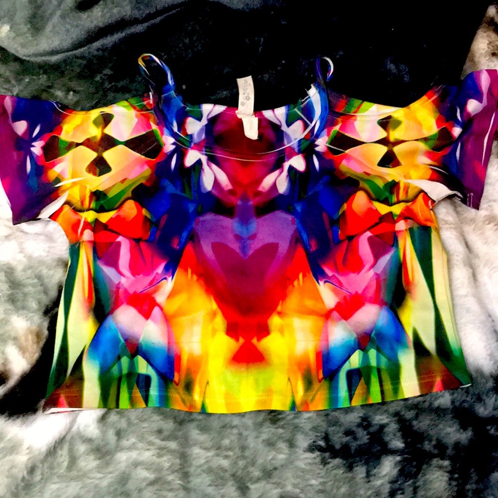 Colorful crop top